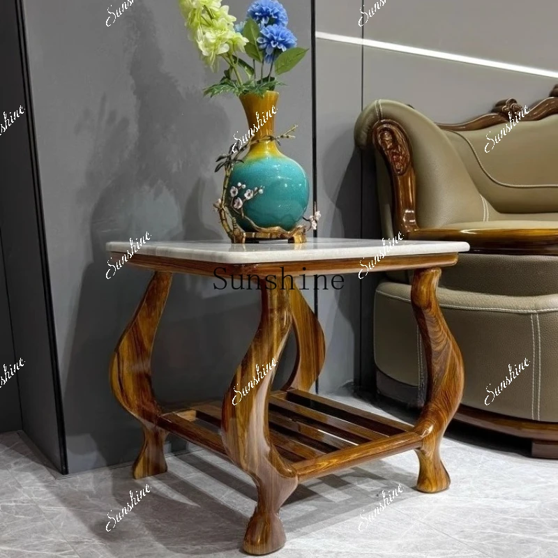 New Chinese ebony sofa matching small coffee table simple home  FT