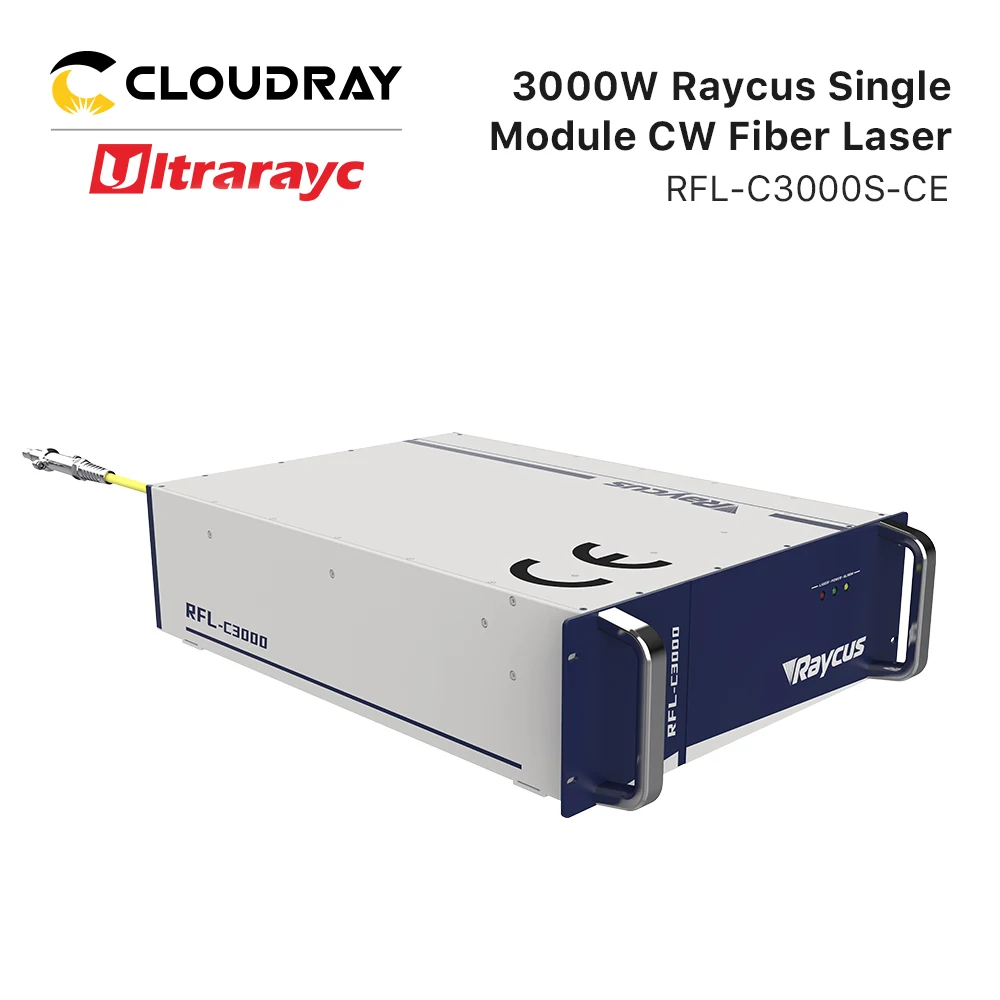 Ultrarayc Original Raycus 1064nm Fiber Laser Source RFL-C3000S Single Module 3000W CW Fiber Lasers for Cutting Welding Machine