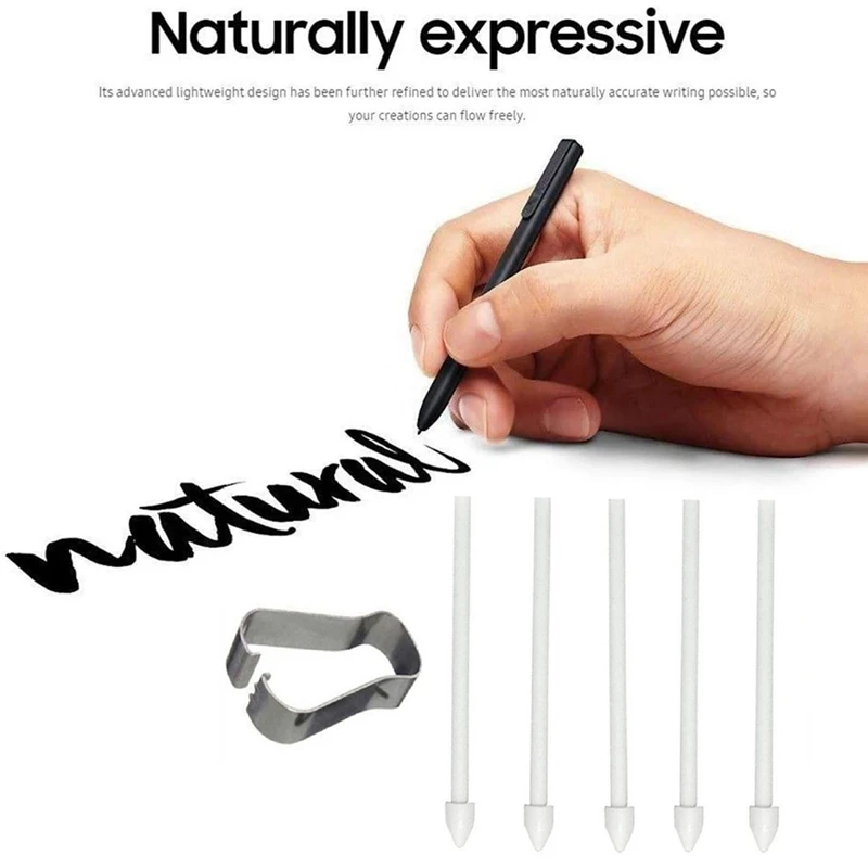 Touch Stylus S Pen Tips pennini + Clip per penna per Samsung Tab S7 S7 +/S6 Lite/Note10/Note20 punta stilo universale