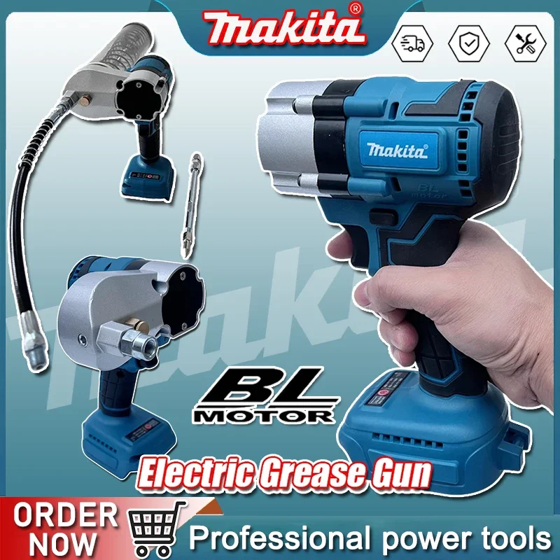

Makita Brushless Electric Grease Gun Wireless Fully Automatic High-Pressure Excavator Specific Grease Gun For 18V Battery