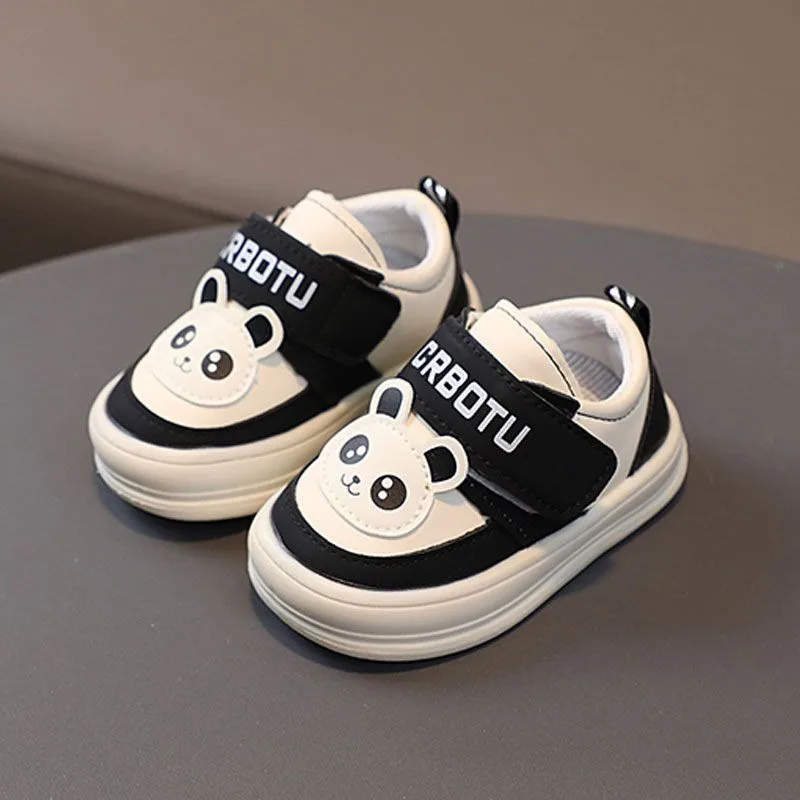 

All Season Soft Sole Toddler Sneakers for Boys Girls Classic White First Walkers with Non Slip Grip Lightweight Casual Shoes