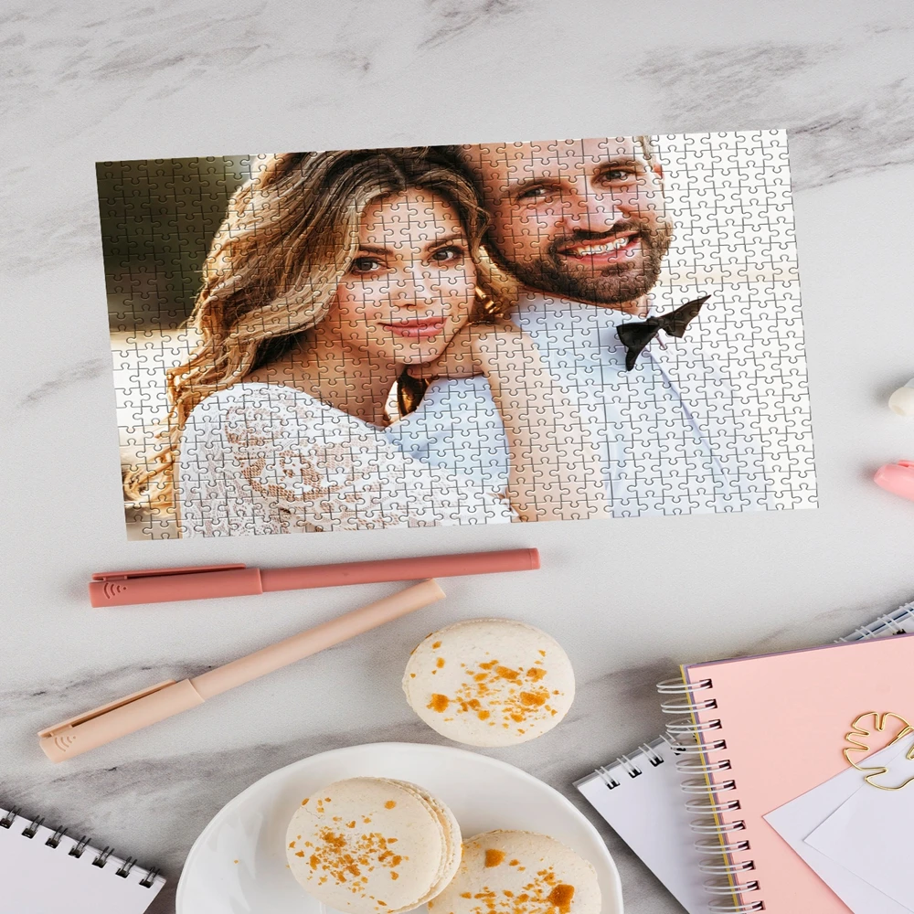 35/150/300/500pcs Creative Couple Customized Picture Custom Puzzles in Photos For Children Room Decor Commemorative gifts