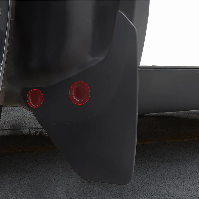 

For Tesla Model Y High Quality Matte Black Splash Guards Mud Flaps Mudguards No Need to Drill Holes Model 3 Y Fender Mud Guard