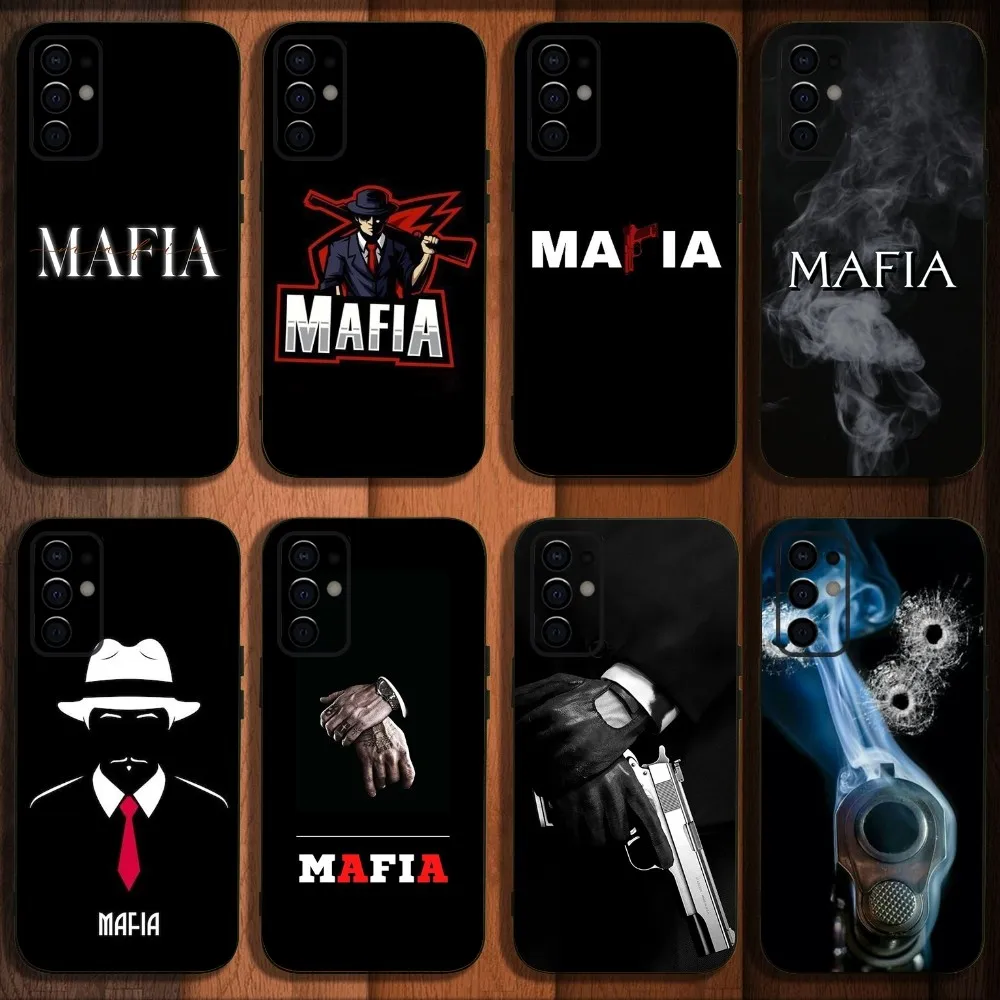 

M-Mafia Russian Phone Case For Samsung S24,S21,S22,S23,S30,Ultra,S20,Plus,Fe,Lite,Note,10,9,5G Black Soft Cover