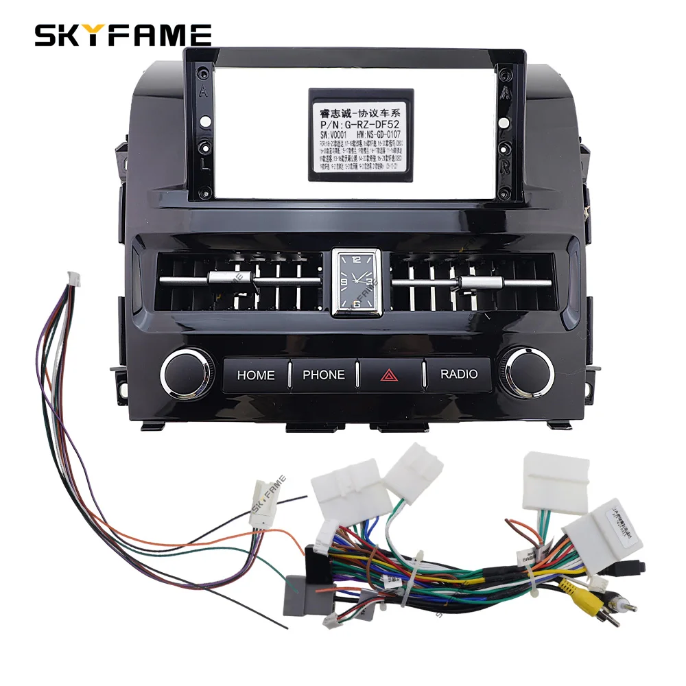 SKYFAME 12.3 Inch Car Frame Fascia Adapter Canbus Box Android Radio Dash Fitting Panel Kit For Nissan Teana Altima