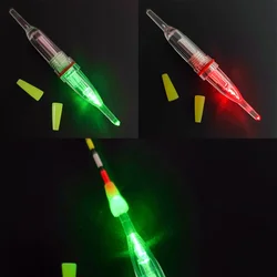 1X Electronic Light  Stick Night Fishing Float Rod Light  Fish Gathering Glow Lamp  Waterproof 72mm Underwater Lightstick Tackle