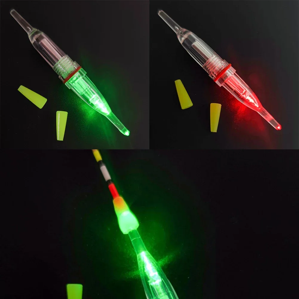 1X Electronic Light  Stick Night Fishing Float Rod Light  Fish Gathering Glow Lamp  Waterproof 72mm Underwater Lightstick Tackle