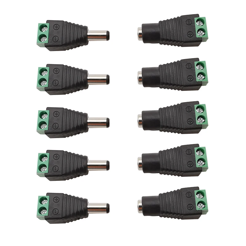 5/10Pcs Dc 12V Male…
