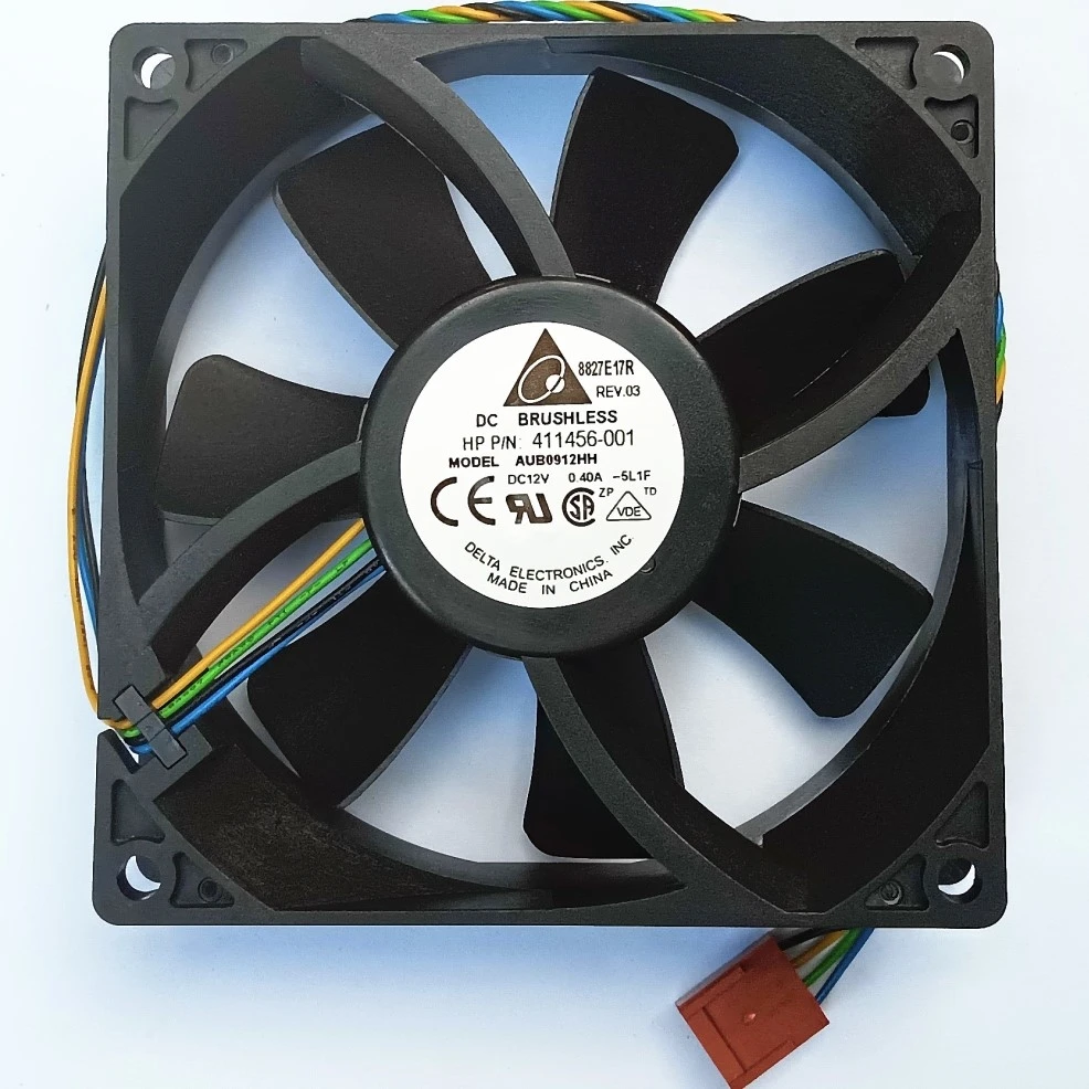 New AUB0912HH 12V 0.40A 9225 4-line hydraulic temperature-controlled speed regulating fan