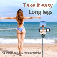 FGCLSY New Tripod for Smartphone Camera, Stand with Bluetooth Shutter and Light, Wireless Selfie Stick Brackets with Phone Holde 4