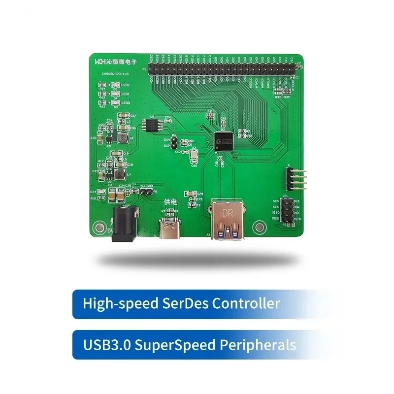 CH569 development board USB3.0 Super-Speed Interface MCU Gigabit Ethernet PHY HSPI CH569W-EVT Evaluation Board New Original