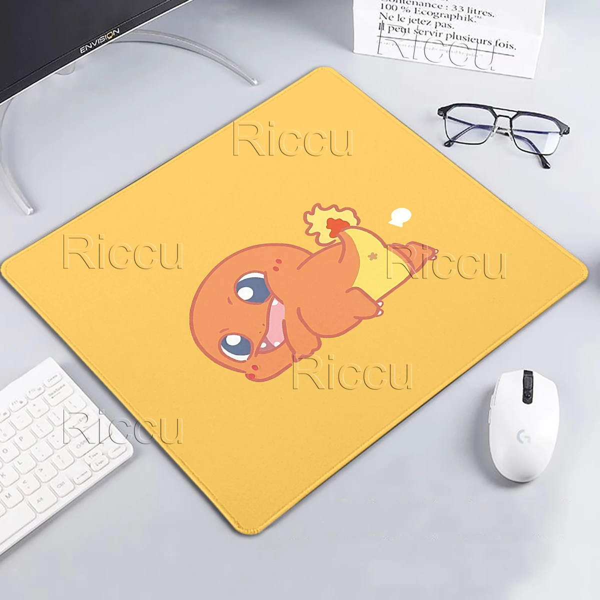 Small Mouse Pad Pokemon Character Office Desk Mats Gaming E-sports Players PC Accessories MousePads Kawaii Anime Cartoon XS Mats