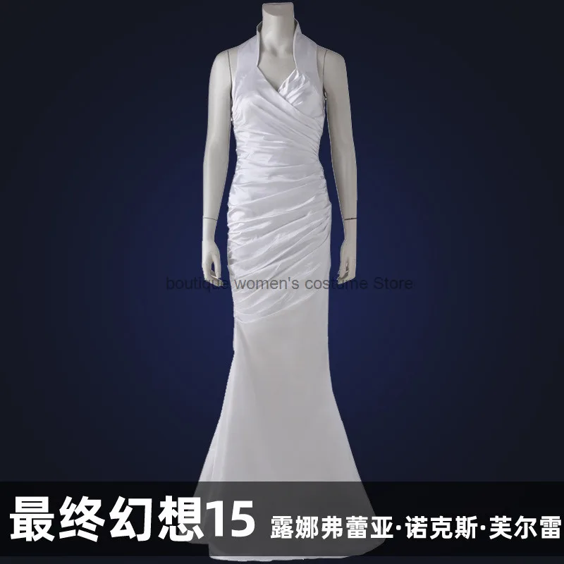 

Halloween Cosplay Final Fantasy 15 Luna Freya Nox Fulley Cosplay Costume FF7 Game Dress