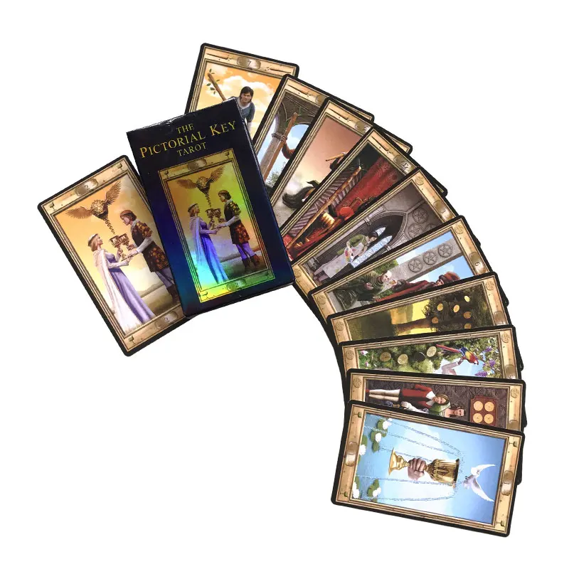 Hot selling Key Tarot Oracle Leisure entertainment games Card, family gatherings Tarot Card, board games Tarot Card PDF Guide