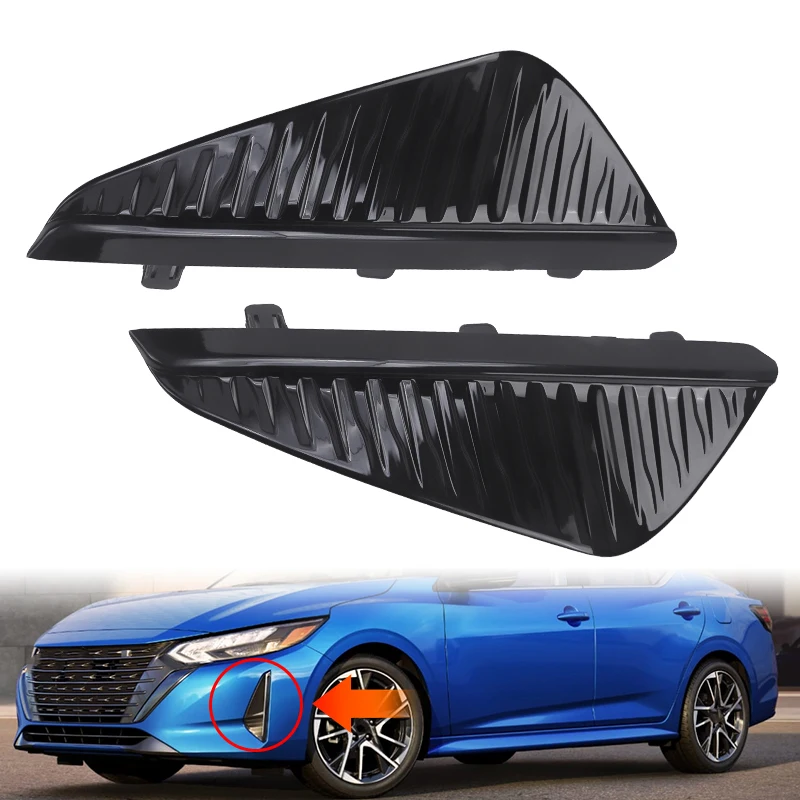 

Левая и Правая Накладки на Противотуманные Фары, Боковые Решетки и Окантовки для Nissan Sentra 2023-2025 – Аксессуары для Автомобиля