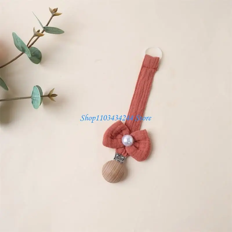 

Baby Pacifier Clip Chain Toddlers Crib Hanging Pendant Cotton Pacifiers Holder Strap for Newborns Moderate Length