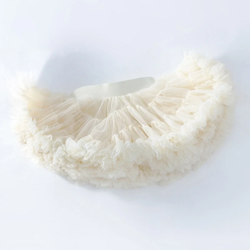 HOT Upgrade Kids Girls Tulle Skirt Baby Children Tutu Pettiskirt Skirt Children Fluffy Ballet Skirt Party Princess Girl Clothes
