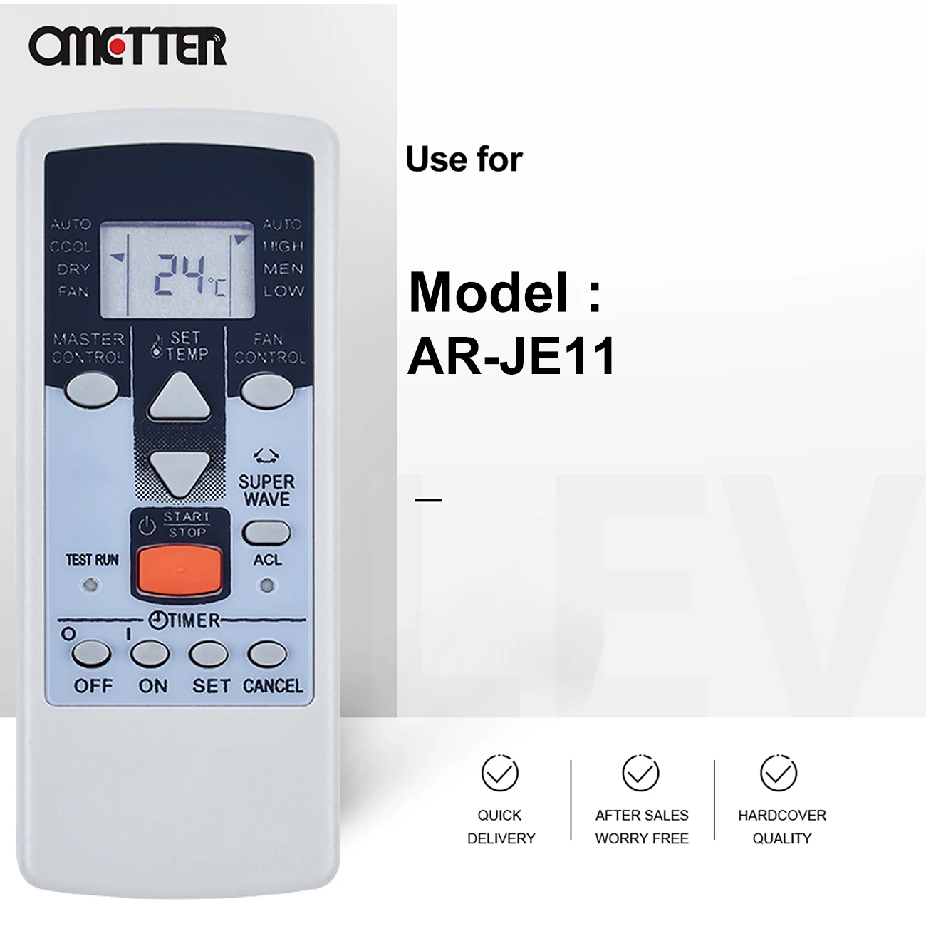Nuovo telecomando AR-JE11 per Fujitsu General Window AC condizionatore d'aria AMGB13AAT