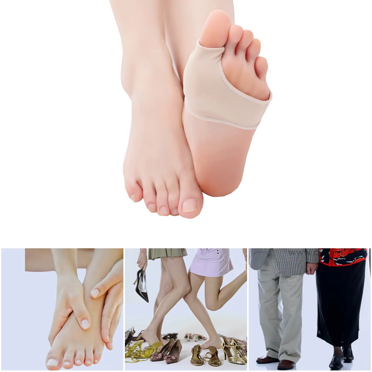 

Gel Toe Separator for Bunion Protector Corrector Spreader Eversion Care Straighter