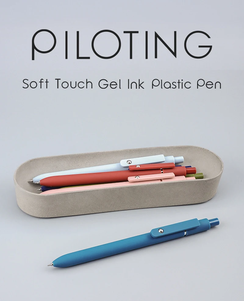 Piloting Morandi Farbgelschreiber, weich, schnell trocknend, glatt, 0,5 mm, Gel-Tintenstift für Schüler, Schreiben, Schreibwaren – Detail 1