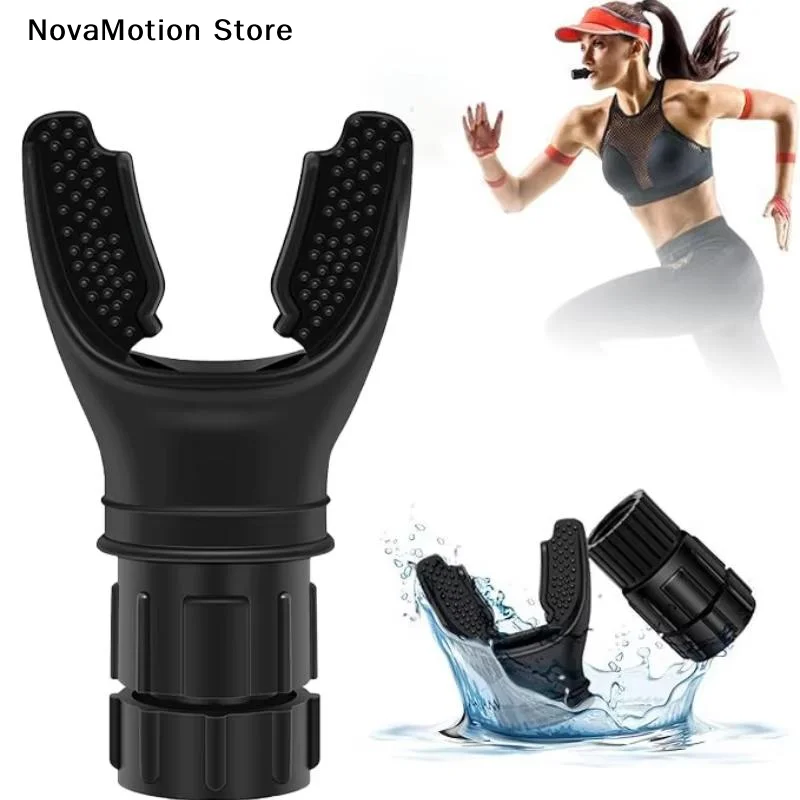 [NM]Adjustable Breathing Exerciser Lung Capacity Trainer Mouthpiece Respiratory Fitness Device For Sports Swimming Yoga[NM]