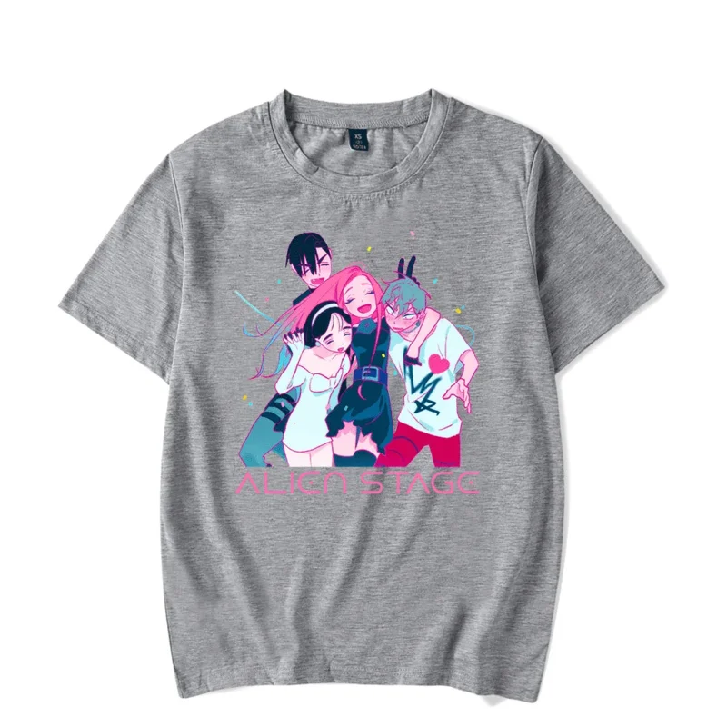 2025 yiyi Alien Stage Merch Camiseta de manga curta ALNST Casual Impresso Harajuku Camisetas Unissex Top Tee