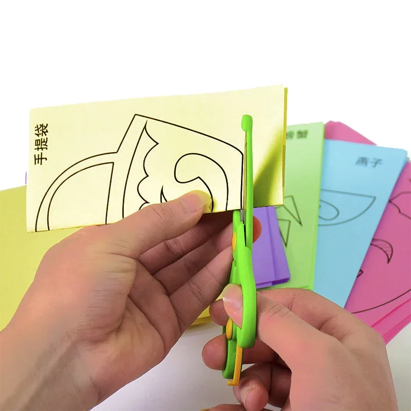 96 قطعة من الرسوم المتحركة للأطفال DIY قطع الورق الملون ألعاب قابلة للطي للأطفال حرفية يدوية على شكل حيوانات ورقية تعلم ألعاب تعليمية #2