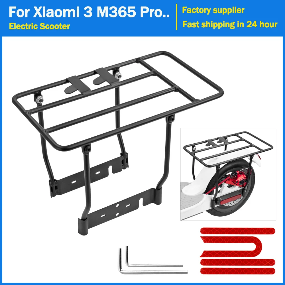 Modified Thicken Steel Folded Rear Rack Storage Shelf For Xiaomi mijia M365 Pro PRO2 1S MI3 Electric Scooters Accessories Parts