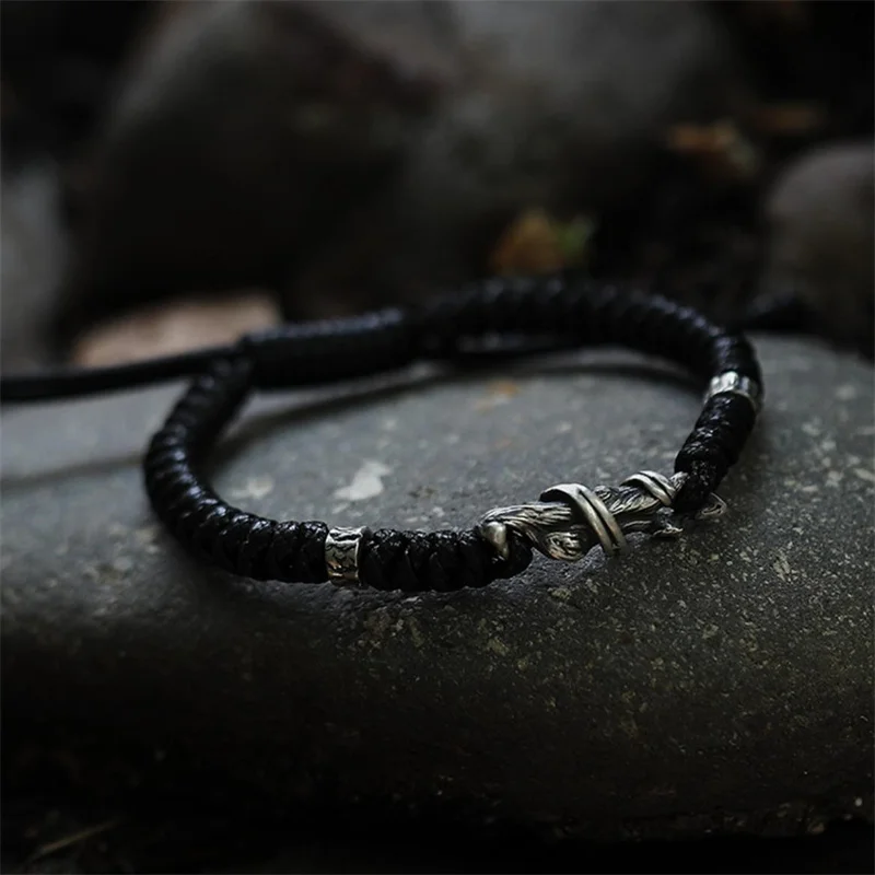 Hot Sale Branches Bracelet For Men Jewelry Popular Braided Rope Bracelet Male Hand Accessories Adjustable