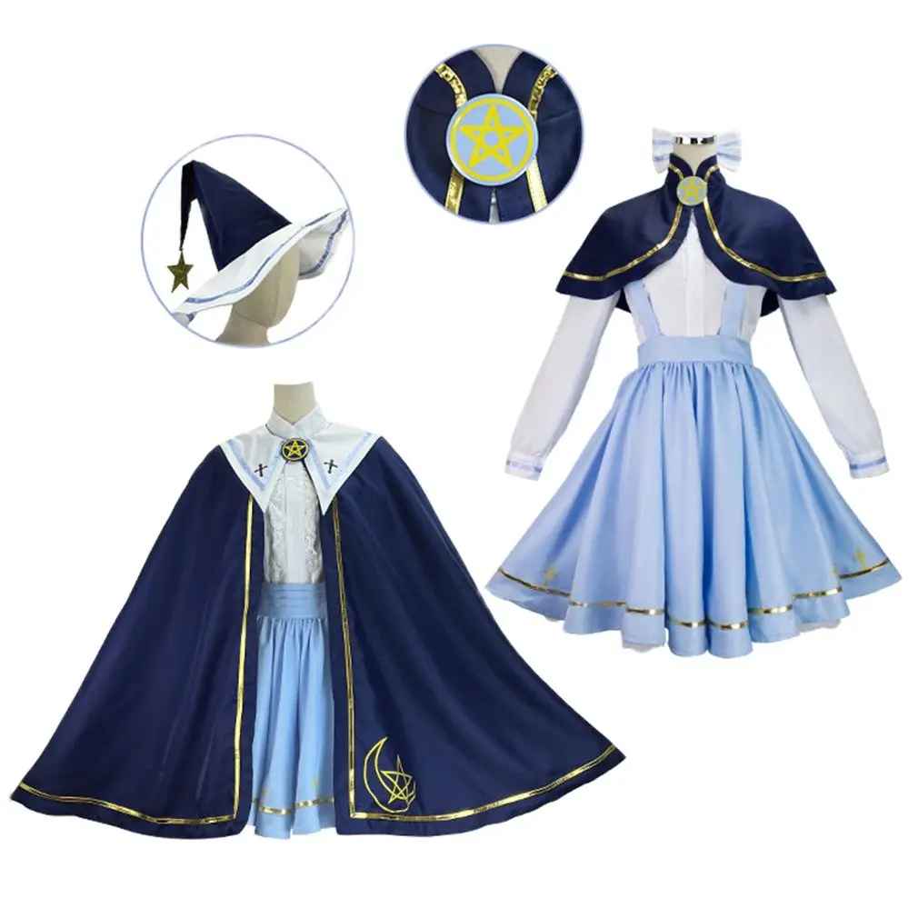 STOCK CARDCAPTOR Daidouji Tomoyo Halloween Cosplay Costume Halloween Outfit