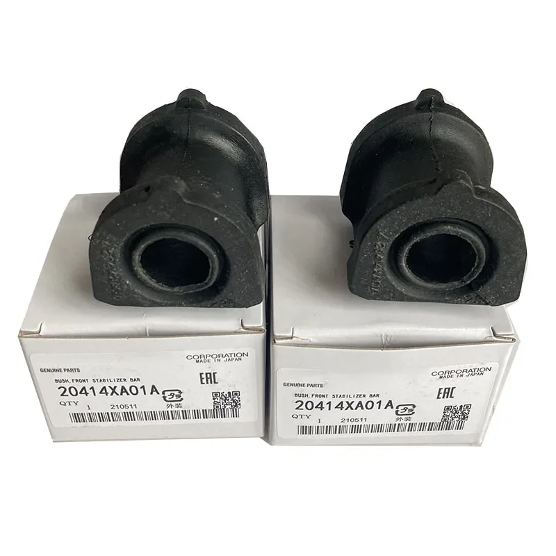 Buchas de barra de oscilação do estabilizador dianteiro genuíno, OEM 20414XA01A, Subaru Tribeca 2006-2014, novo, 2 peças