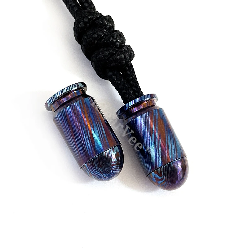 

Timascus Paracord плетеный нож кулон EDC металлический кулон игрушка для снятия стресса кулон фонарик кулон брелок кулон