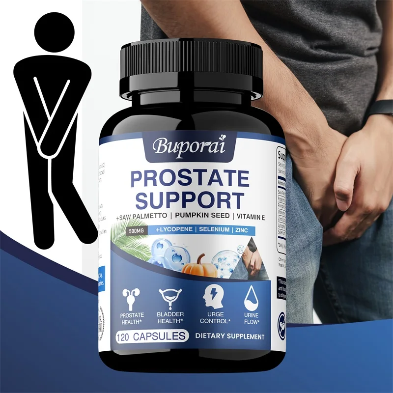 

Prostate Support - Saw Palmetto, Lycopene, Pumpkin Seed, Relieves Frequent Urinary Incontinence, Bladder and Urinary Health
