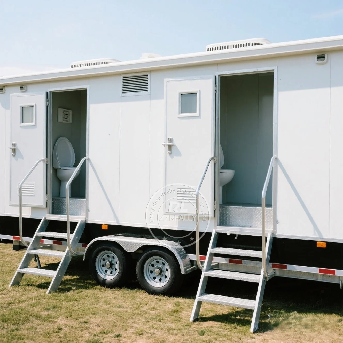 Foldable Staircase Standard Low Price Portable Toilets Trailer Bathroom Unit Shower Toilet Restroom Luxury Trailers