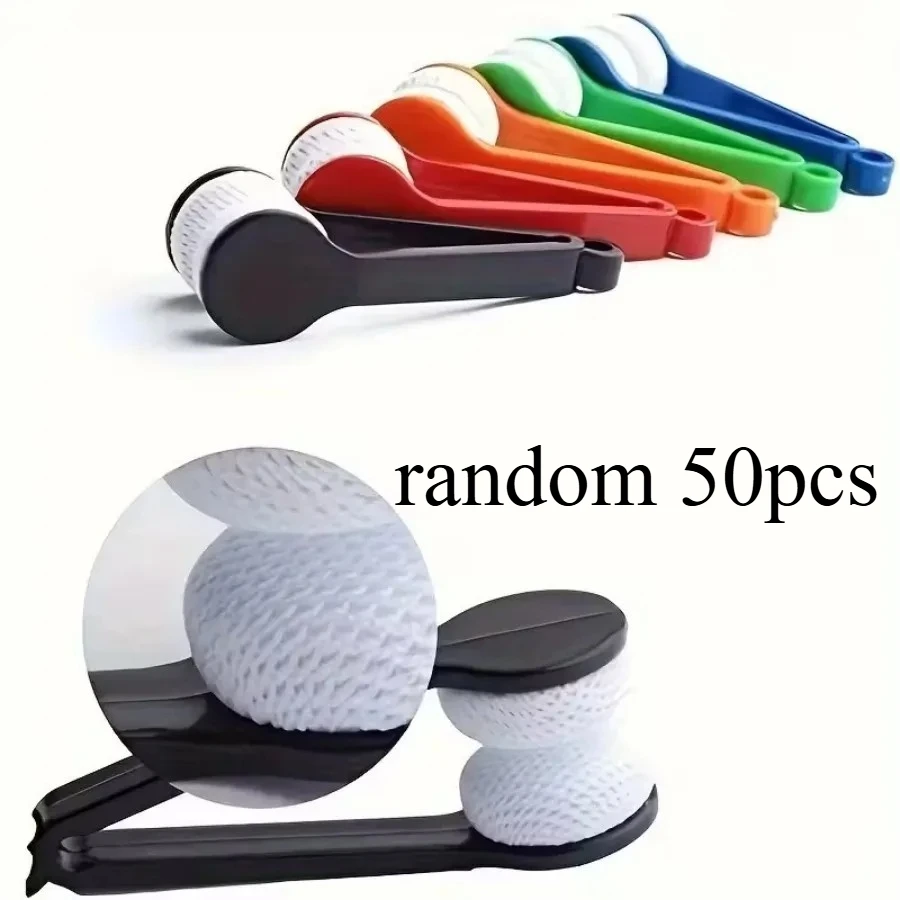Portable Microfiber Eyeglass Cleaning Brush 1Pcs - Soft Lens Cleaner Tool for Glasses Sunglasses, Scratch-Free Dust Shoes - Detail 1