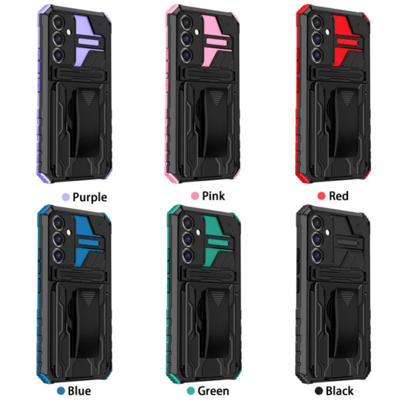 Armor Case For Samsung Galaxy A15 5G A25 A35 A55 A05 A05S A14 A24 A34 A54 A13 A33 Cover Belt Clip Holster Kickstand Coque Funda
