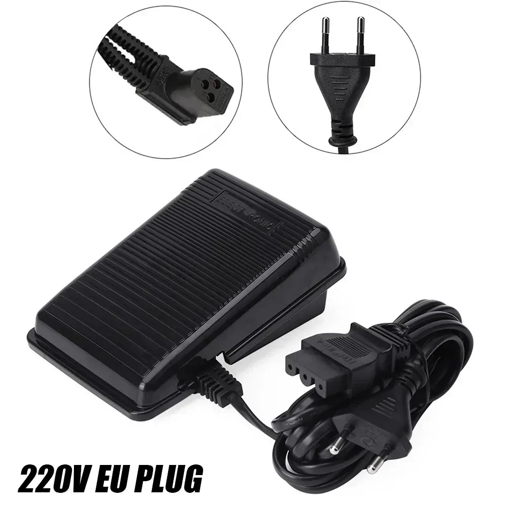 Foot Pedal Sewing Machine Foot Control Pedal With Power Cord EU Plug Sewing Tool Fit For Many Sewing Machine