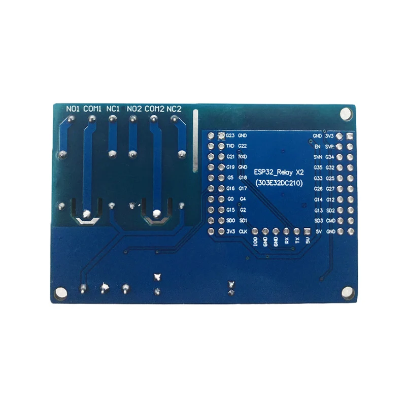 Módulo de relé duplo wifi bt ESP32-WROOM placa de desenvolvimento DC5-60V fonte de alimentação para casa inteligente kits de módulos eletrônicos para