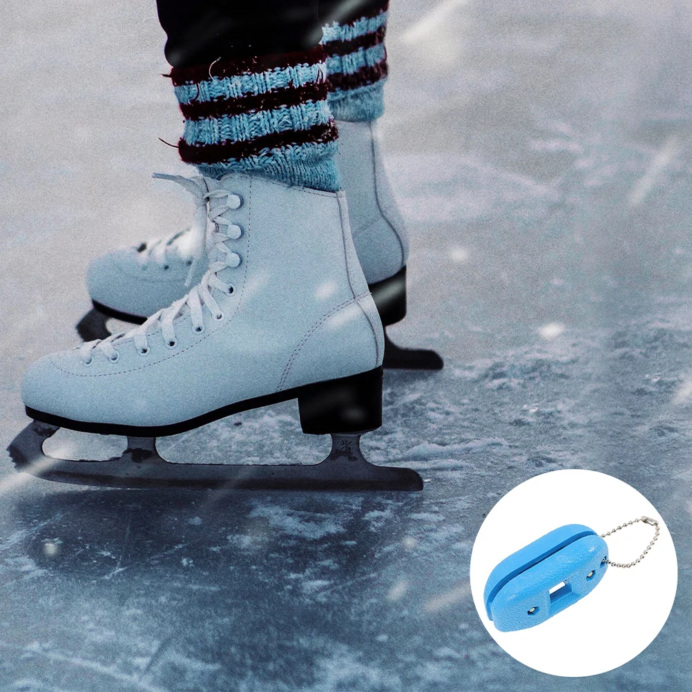 

2 Pcs Ice Hockey Blades and Shoes Sharpener Grinding Tool Figure Skates Skating Accessories Diamond Professional Grindstone