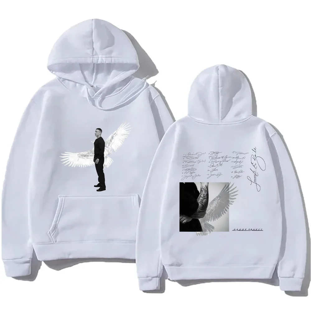 Papai yankee lamento en baile hoodies papai yankee álbum merch moda moletom feminino streetwear roupas masculinas y2k pulôver