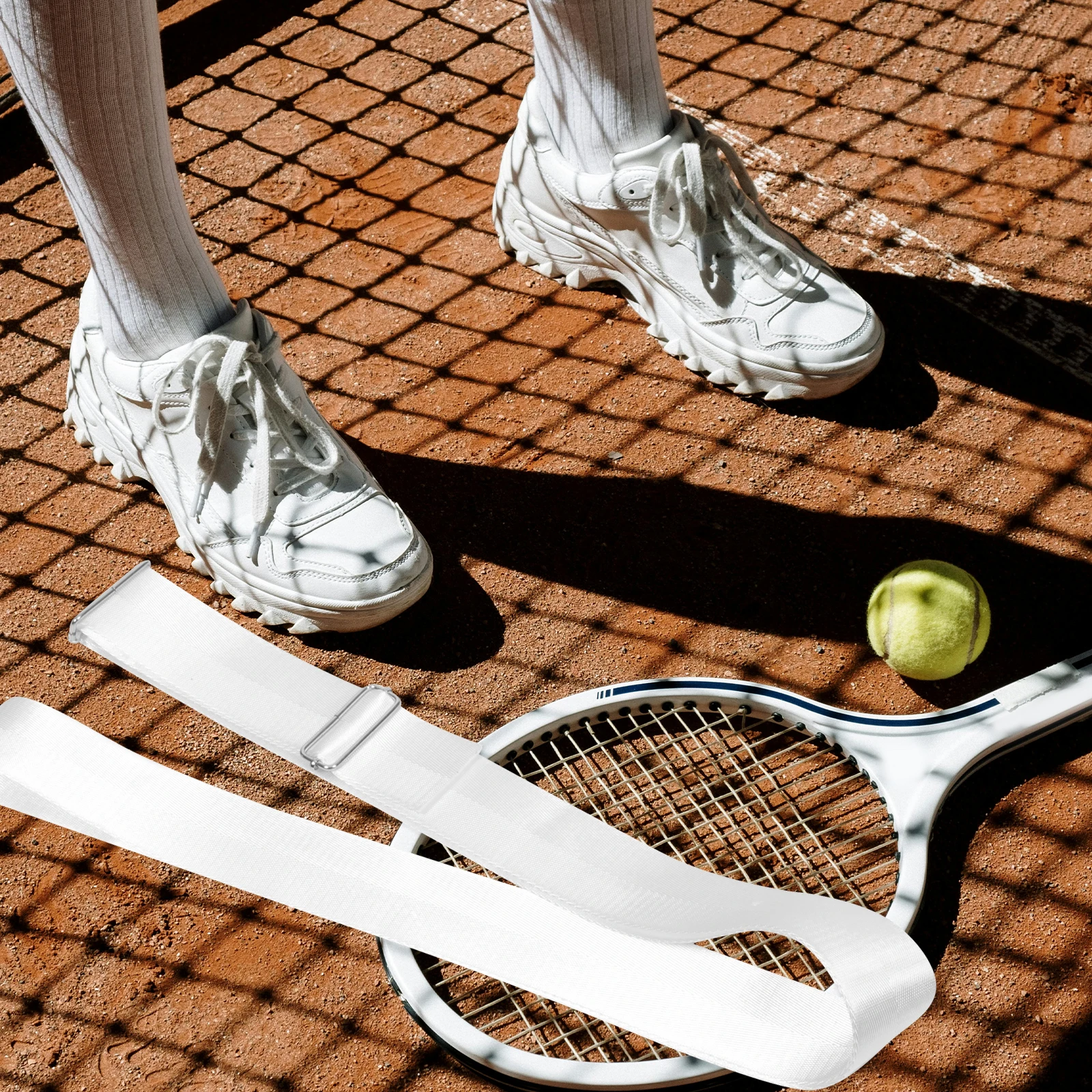

Tennis Net Belt Adjustable Height Straps Centers Tennis-court-equipment-accessories Competition Type