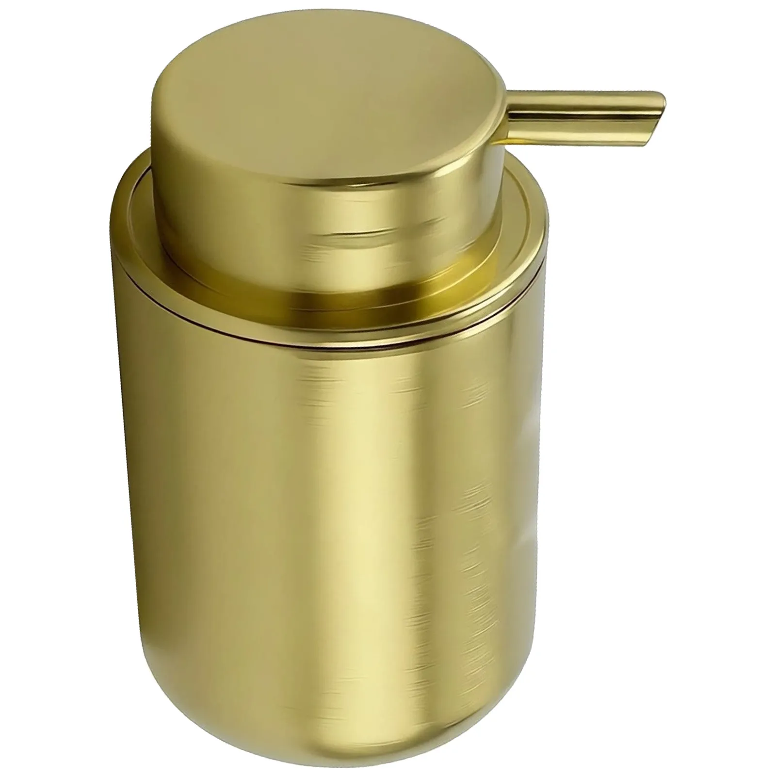 Stainless Steel Liquid Soap Dispenser Refillable Manual Pump for Kitchen Sink Bathroom Countertop Handwash Lotion Soap Container