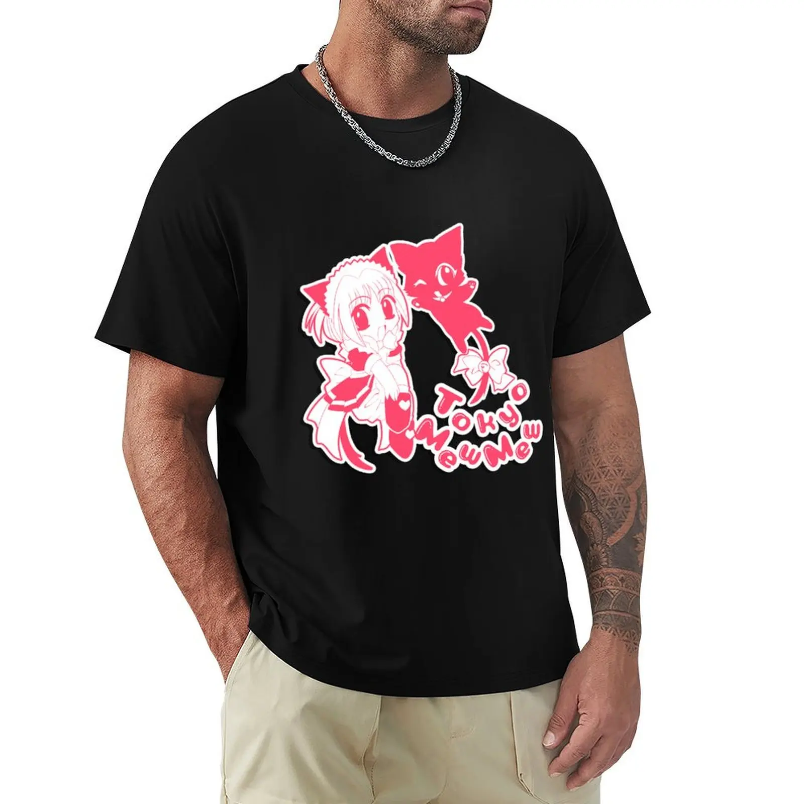 

Tokyo Mew Mew - Furoku style T-Shirt Casual Breathable Short Sleeve Top