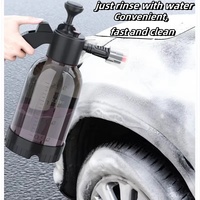 Car wash foam sprayer pneumatic handheld 2L car household disinfection water bottle high-pressure foam water rinse and clean