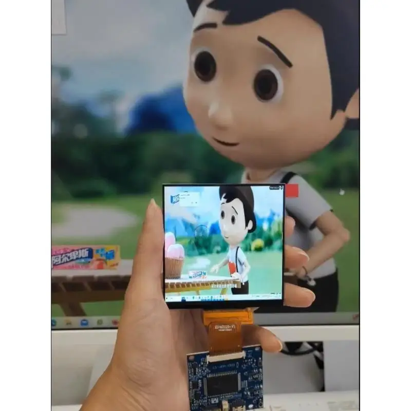 Inch TFT LCD screen. 0 inch 80X80LCD color screen high definition IPS square screen full view RGB interface