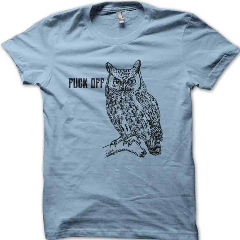 

RUDE OWL fxck off funny t shirt 9100