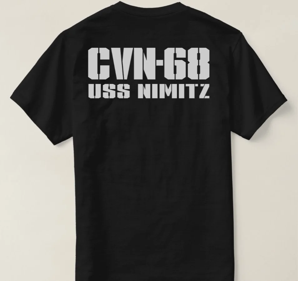 Nimitz Class Aircraft Carrier Lead Ship CVN-68 USS Nimitz T-Shirt. Summer Cotton Short Sleeve O-Neck Mens T Shirt New S-3XL