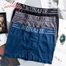 1 pz Boxer slip uomo pantaloncini mutande Sexy alta elastico confortevole mutandine a vita media biancheria intima traspirante Boxer maschile