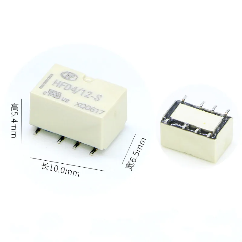 10Pcs/lot HFD4/3/5/9/12/24-S 2A 8PIN 3V 5V 9V 12V 24V DIY Signal communication relay SMD