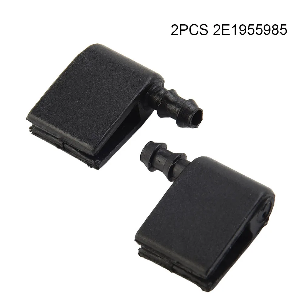 Wiper Set Water Jet 2PCS Black 2E1955985 2E1955986 For Mercedes-Benz Sprinter II Nozzle Wiper Set Washer Nozzle